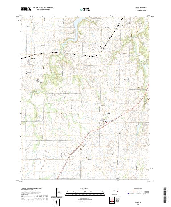 Welda 2022 topographic map thumbnail