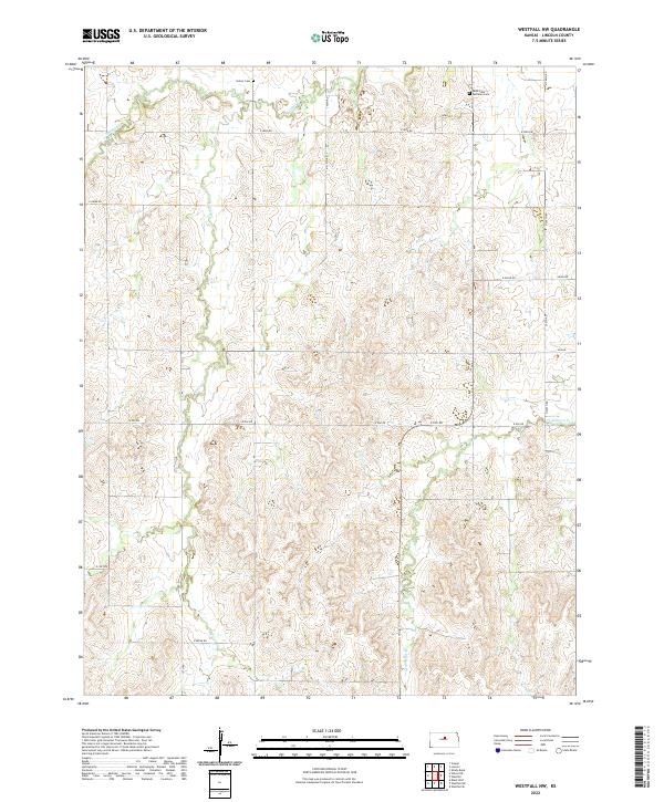 Westfall NW 2022 topographic map thumbnail