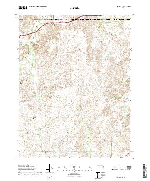Westfall SE 2022 topographic map thumbnail