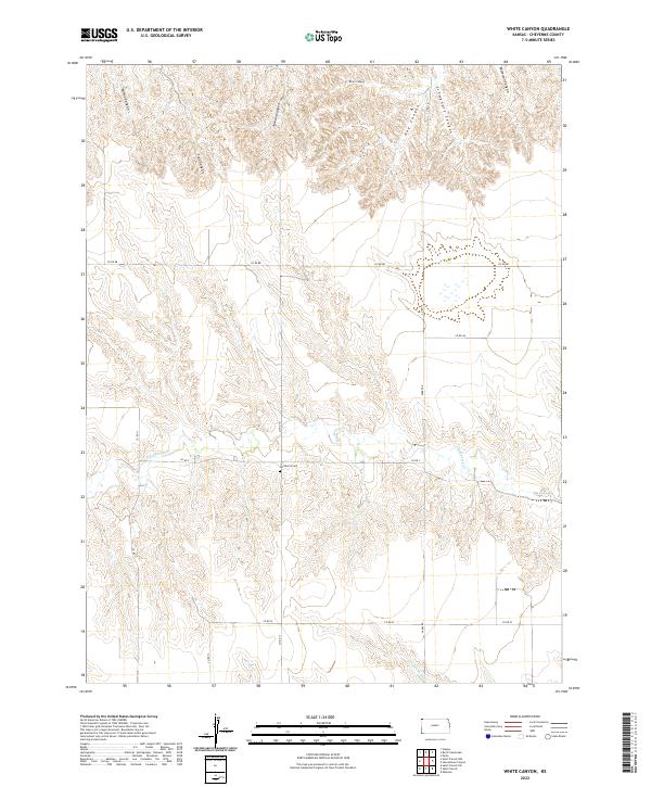 White Canyon 2022 topographic map thumbnail