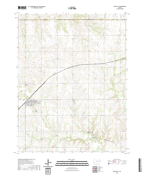 White City topographic map thumbnail