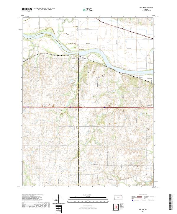 Willard 2022 topographic map thumbnail