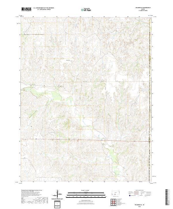 Wilmore SE 2022 topographic map thumbnail