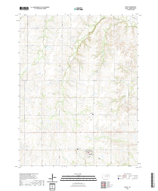 Wilsey topographic map thumbnail