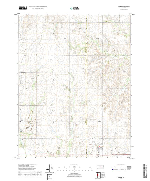 Windom 2022 topographic map thumbnail
