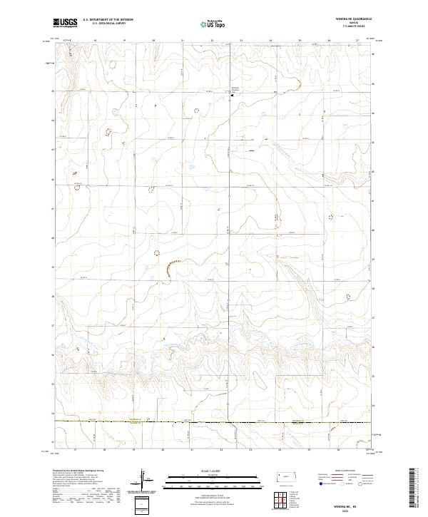 Winona NE topographic map thumbnail