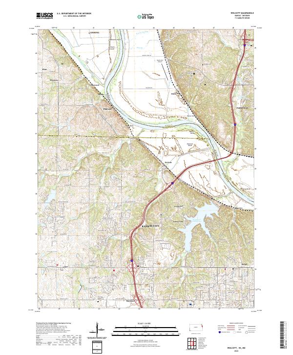 Wolcott topographic map thumbnail