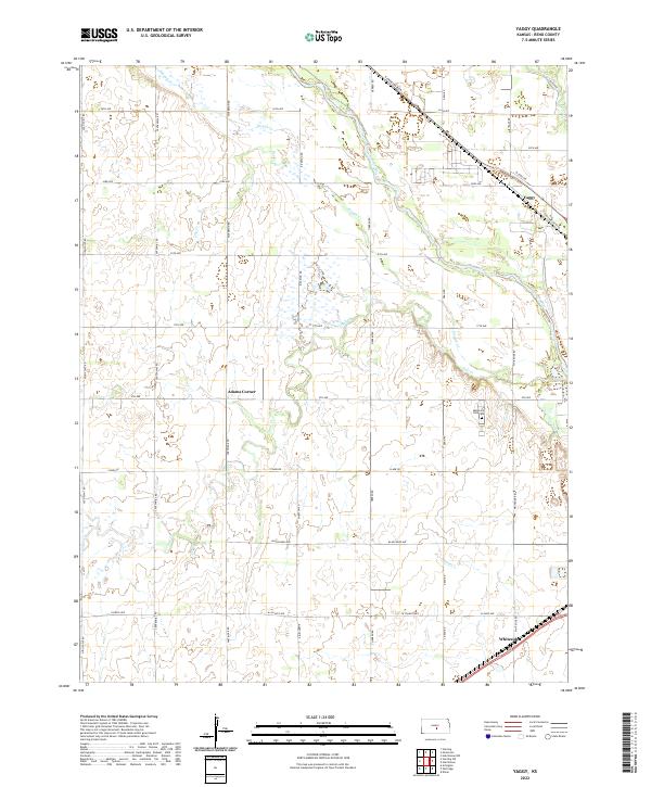 Yaggy 2022 topographic map thumbnail