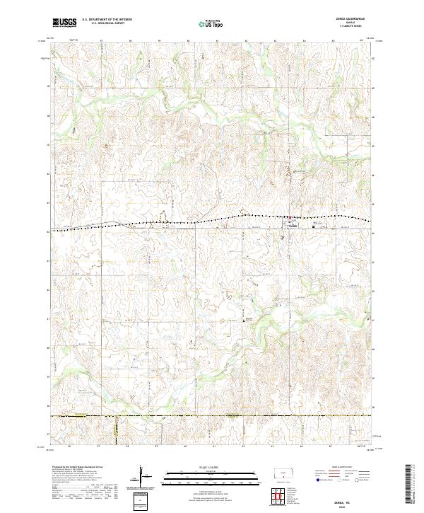 Zenda 2022 topographic map thumbnail