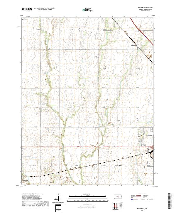 Zimmerdale 2022 topographic map thumbnail