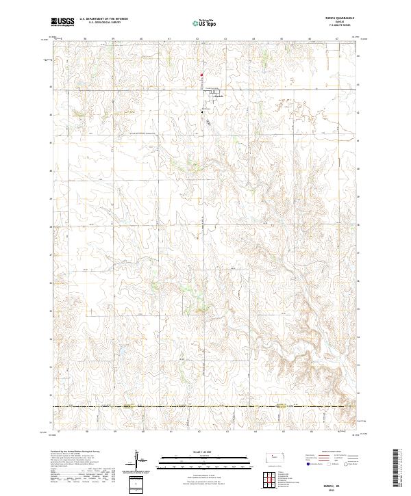 Zurich 2022 topographic map thumbnail