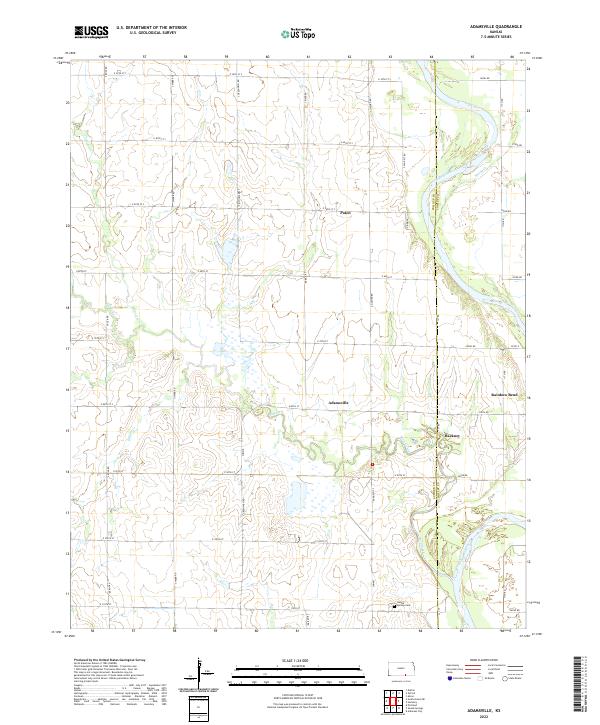 Adamsville topographic map thumbnail