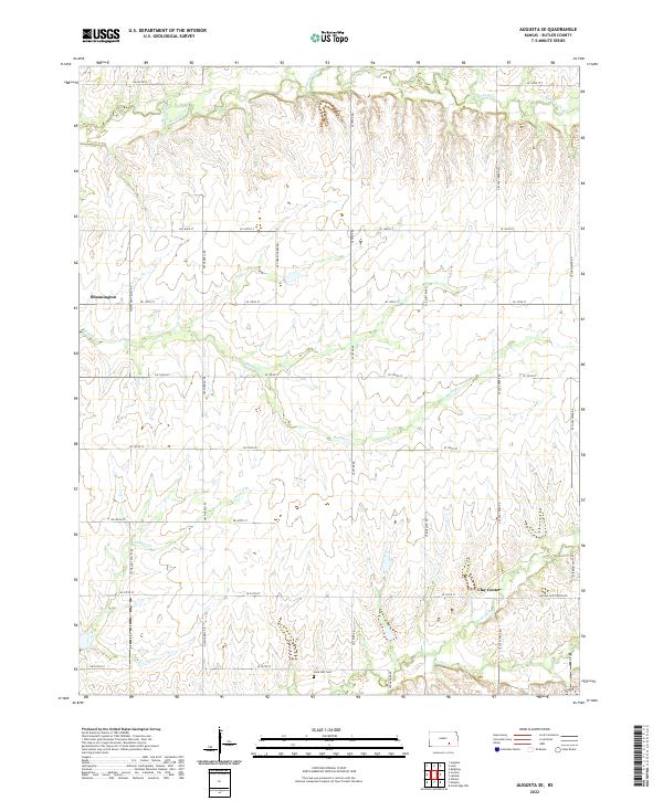 Augusta SE topographic map thumbnail