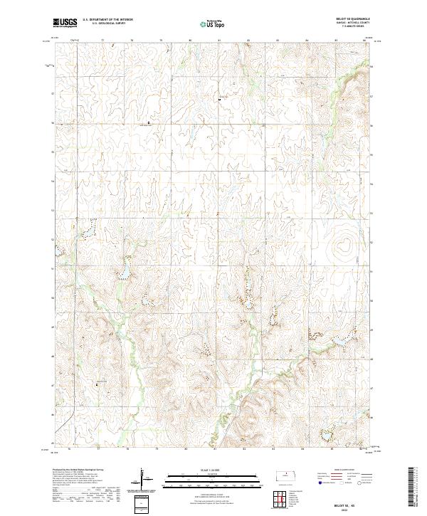 Beloit SE topographic map thumbnail