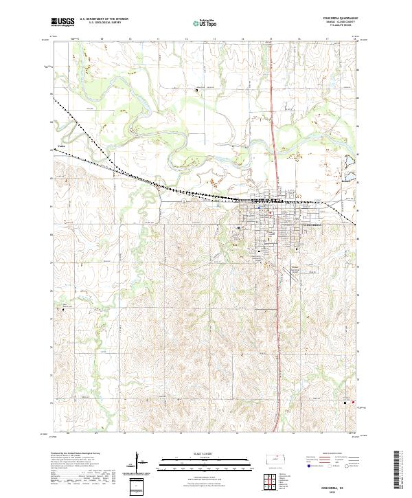 Concordia topographic map thumbnail