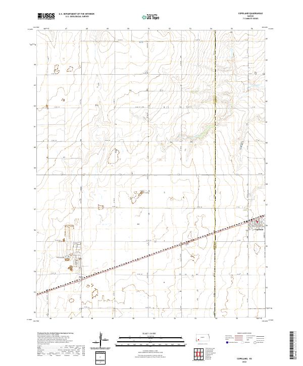 Copeland topographic map thumbnail