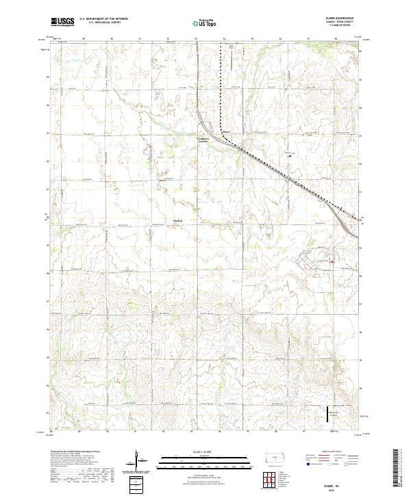 Elmer topographic map thumbnail