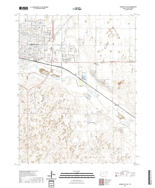 Garden City East topographic map thumbnail