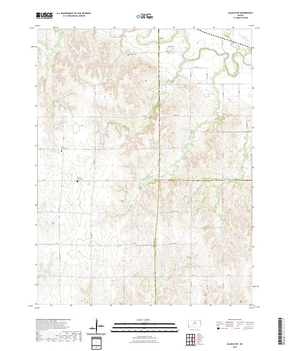 Glasco SW topographic map thumbnail