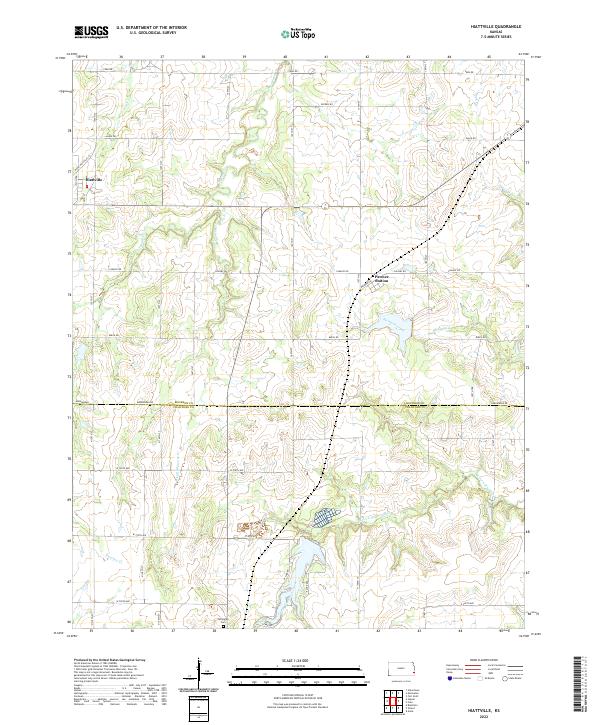 Hiattville topographic map thumbnail