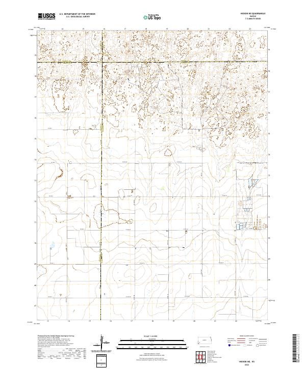Hickok NE topographic map thumbnail