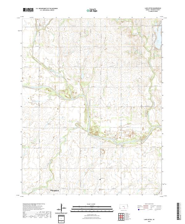 Lake Afton topographic map thumbnail