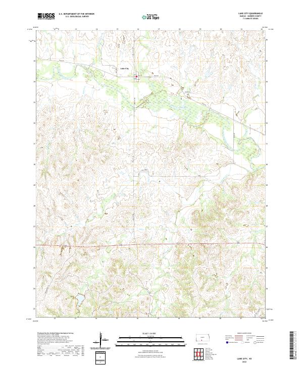 Lake City topographic map thumbnail