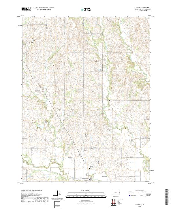 Louisville topographic map thumbnail