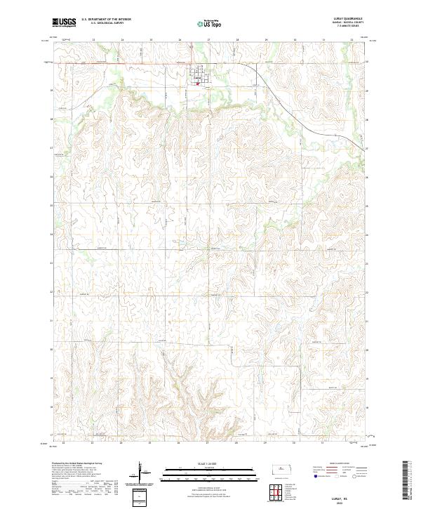 Luray topographic map thumbnail