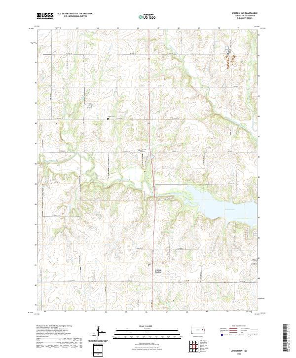Lyndon NW topographic map thumbnail