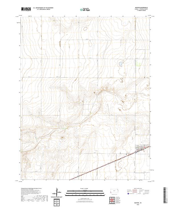 Manter topographic map thumbnail