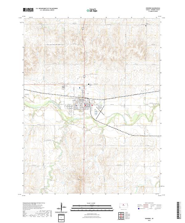 Osborne topographic map thumbnail