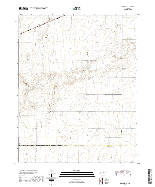 Richfield NW topographic map thumbnail