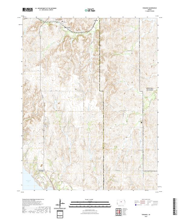 Venango 2022 topographic map thumbnail