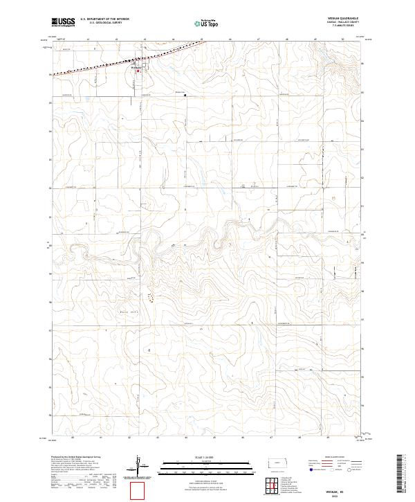 Weskan 2022 topographic map thumbnail