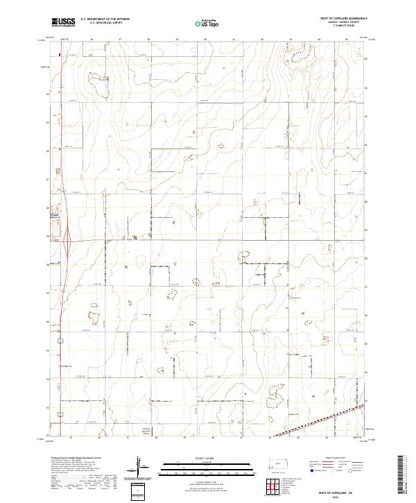 West of Copeland topographic map thumbnail