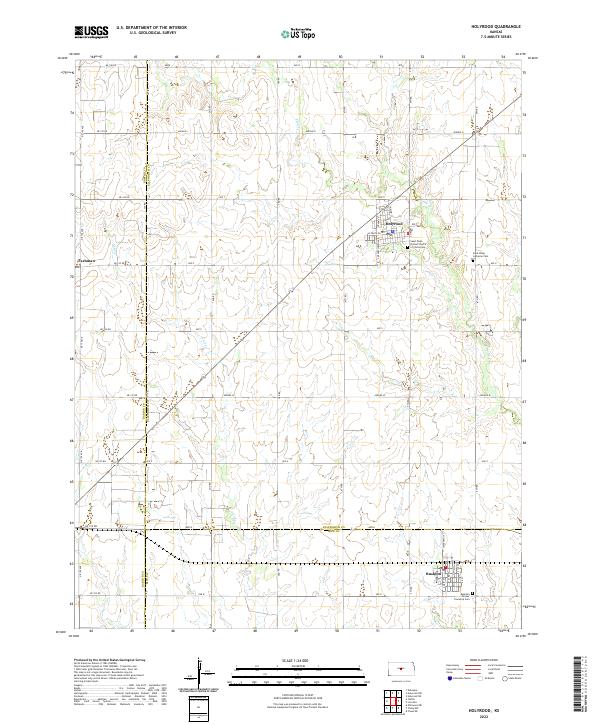 Holyrood topographic map thumbnail