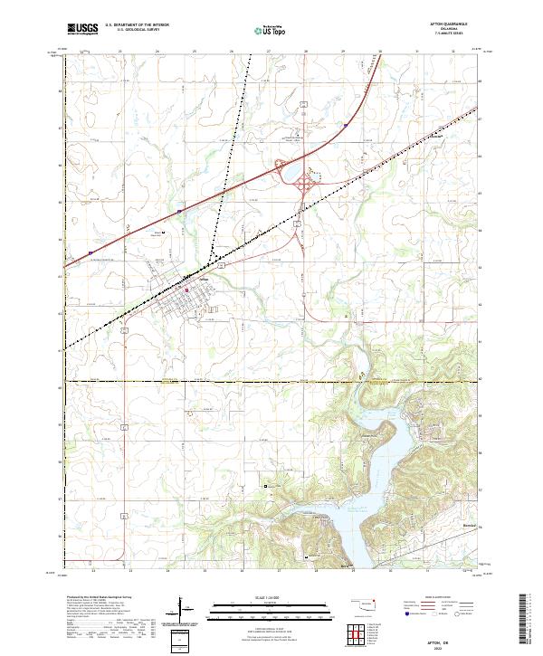 Afton topographic map thumbnail