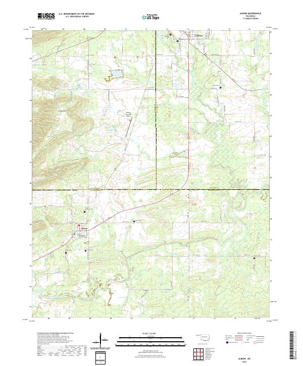 Albion topographic map thumbnail