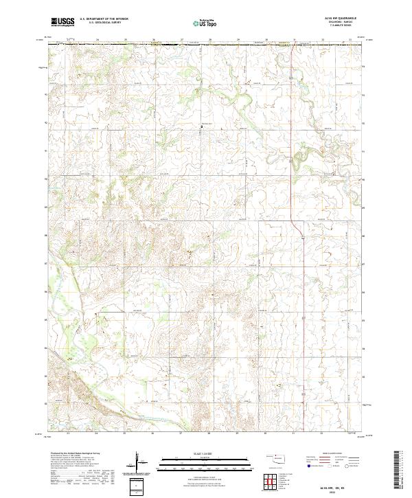 Alva NW topographic map thumbnail