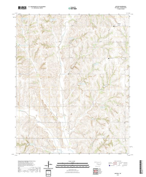 Anthon topographic map thumbnail
