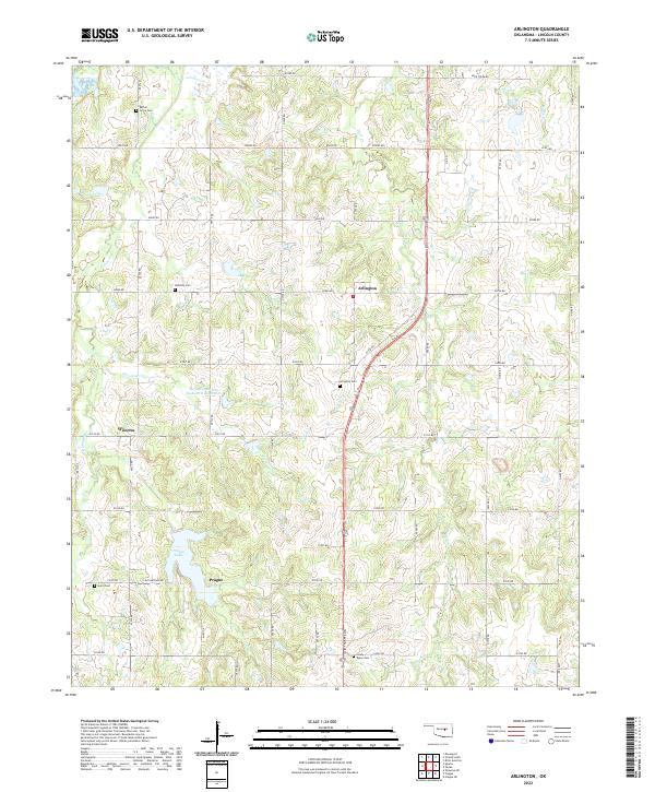 Arlington topographic map thumbnail