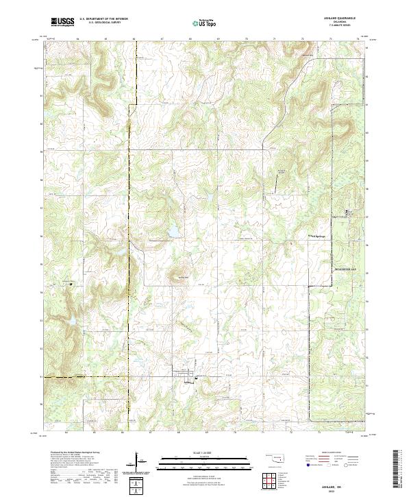 Ashland topographic map thumbnail
