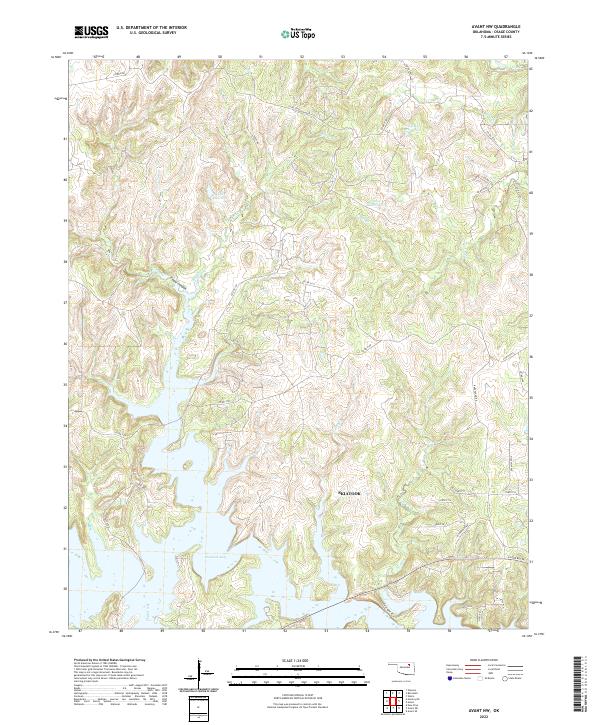 Avant NW topographic map thumbnail