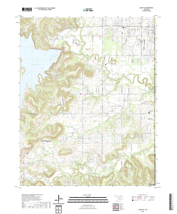 Avant SE topographic map thumbnail