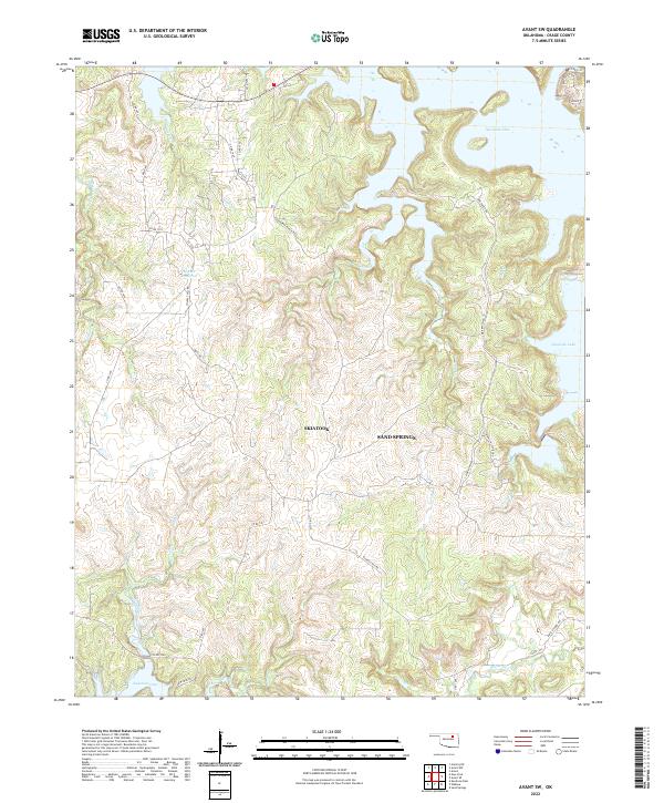 Avant SW topographic map thumbnail