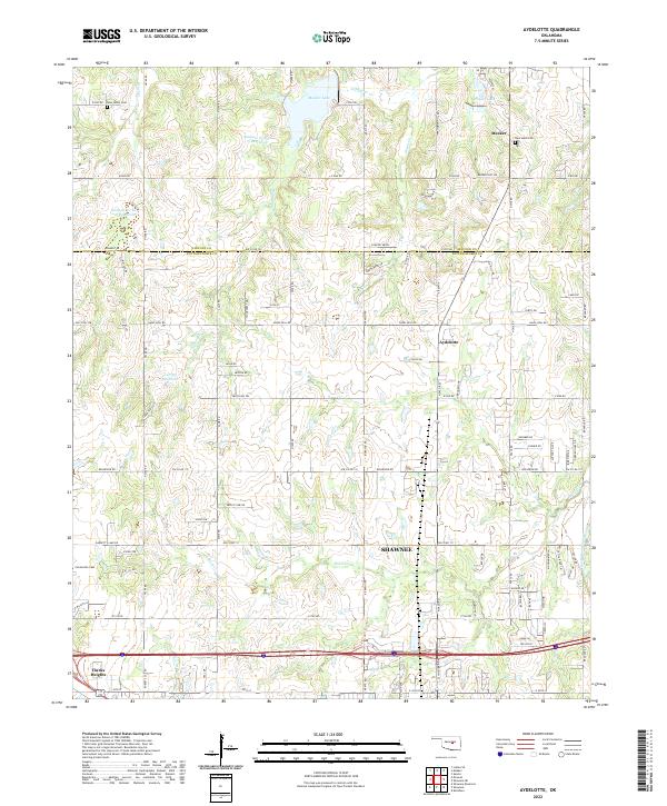 Aydelotte topographic map thumbnail