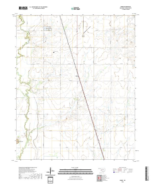 Babbs topographic map thumbnail