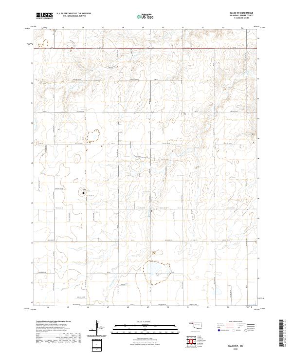 Balko SW topographic map thumbnail