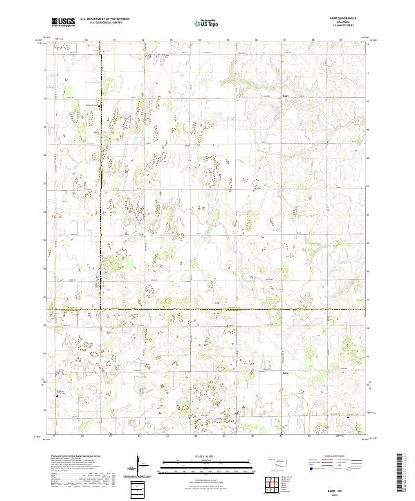 Barr topographic map thumbnail